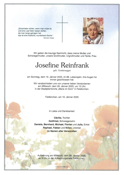 Parte Josefine Reinfrank