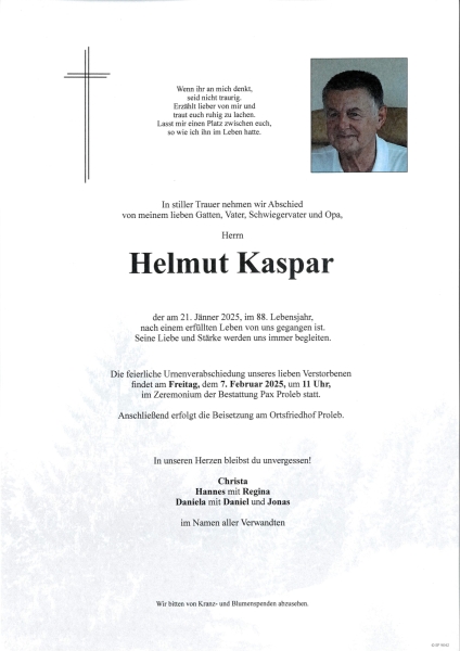Parte Helmut Kaspar