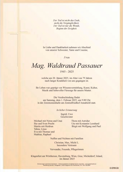 Parte Waldtraut Passauer