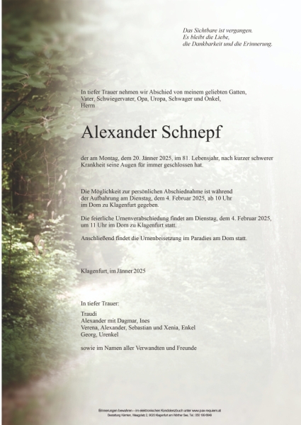 Parte Alexander Schnepf
