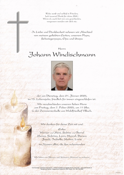 Parte Johann Windischmann