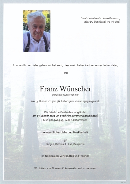 Parte Franz Wünscher