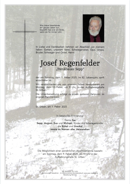 Parte Josef  Regenfelder