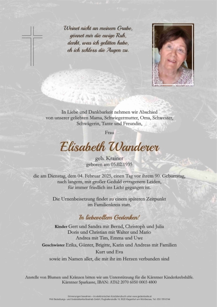 Parte Elisabeth  Wanderer