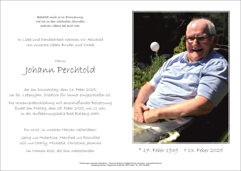 Parte Johann Perchtold