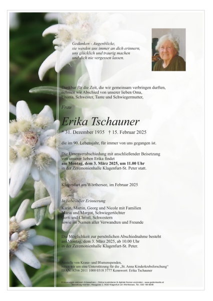 Parte Erika Tschauner
