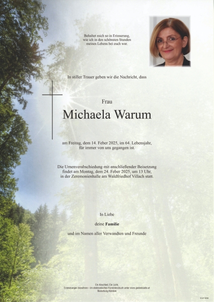 Parte Michaela Warum