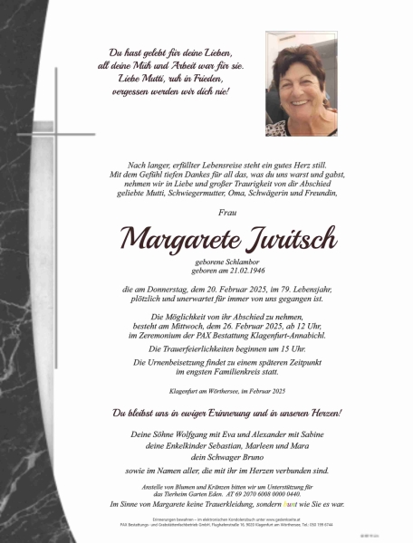 Parte Juritsch Margarete