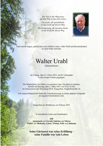Parte Walter  Urabl