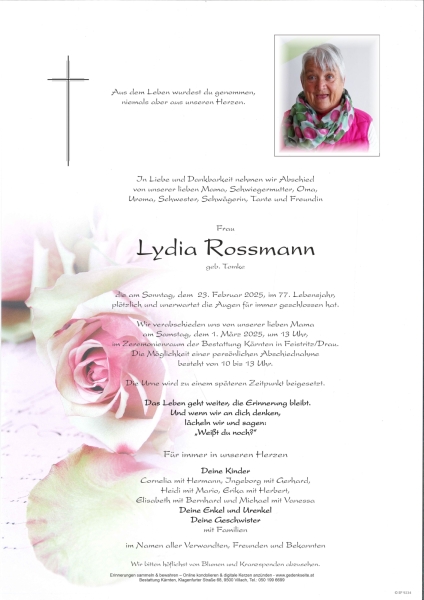 Parte Lydia Rossmann