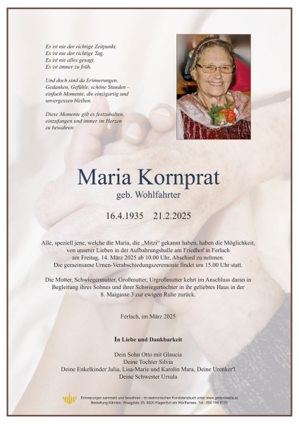 Parte Maria Kornprat