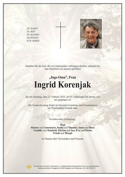 Parte Ingrid Korenjak