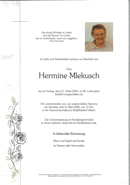 Parte Hermine Mlekusch