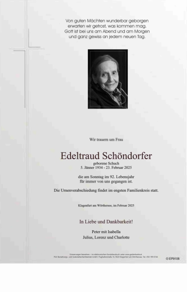 Parte Edeltraud Schöndorfer