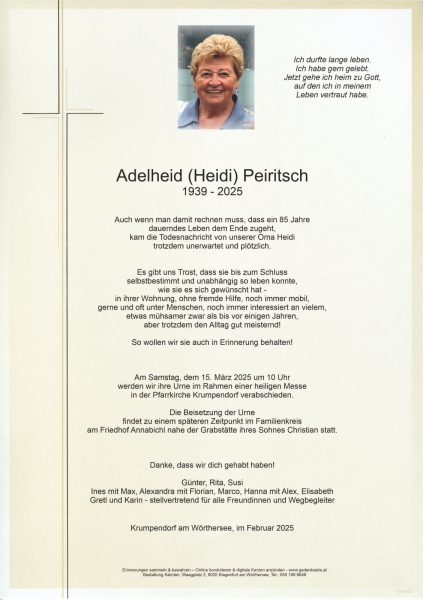 Parte Adelheid Peiritsch