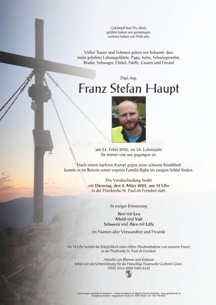 Parte Franz Stefan Haupt