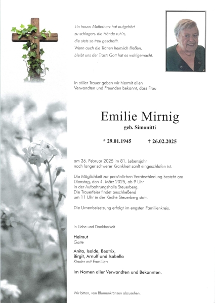 Parte Emilie Mirnig