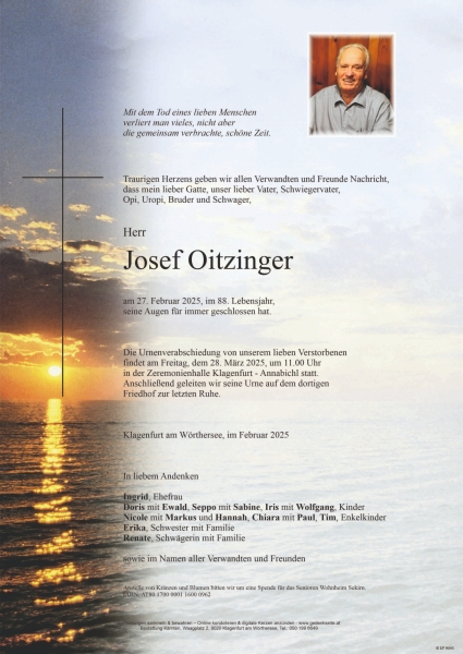 Parte Josef Oitzinger