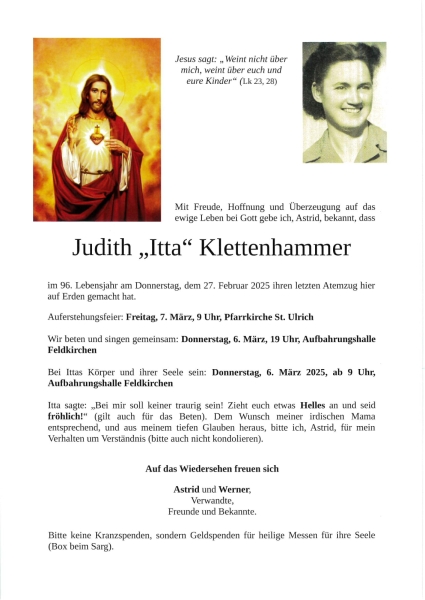 Parte Judith  Klettenhammer