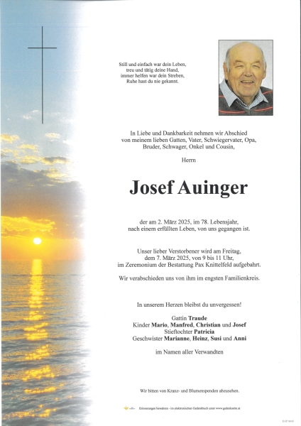 Parte Josef Auinger