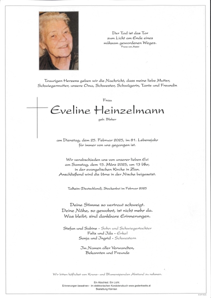 Parte Eveline Heinzelmann