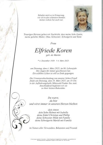 Parte Elfriede Koren