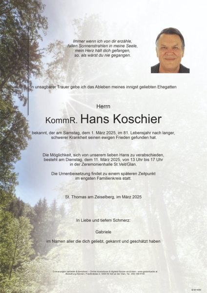 Parte Hans Koschier