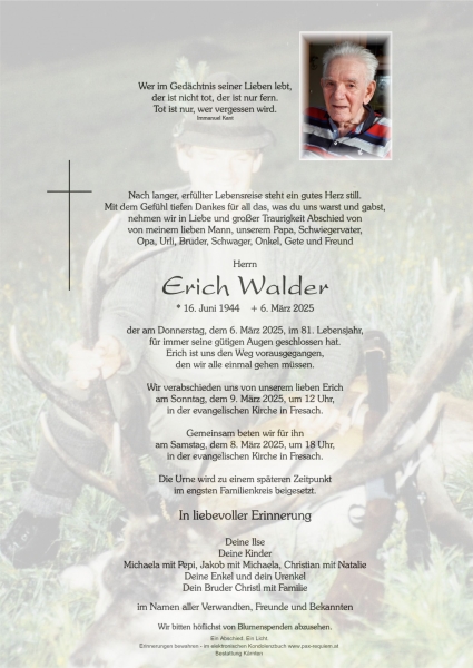 Parte Erich Walder