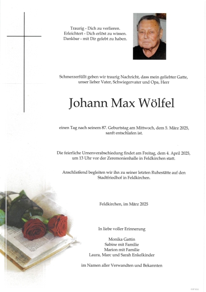 Parte Johann Max Wölfel