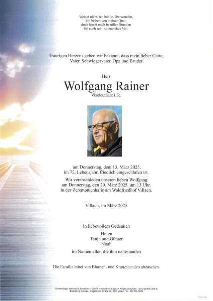 Parte Wolfgang  Rainer