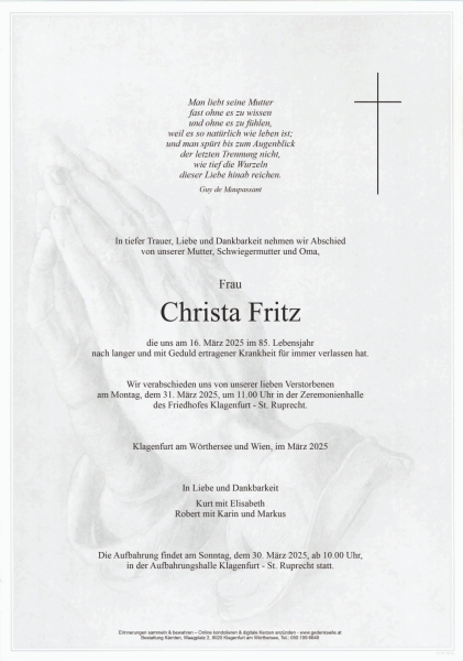 Parte Christa Fritz