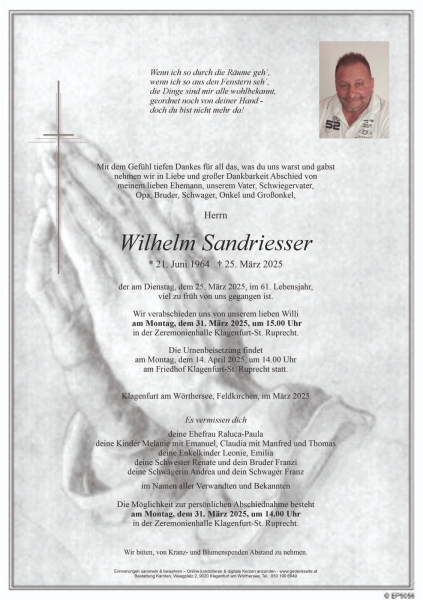 Parte Wilhelm Sandriesser