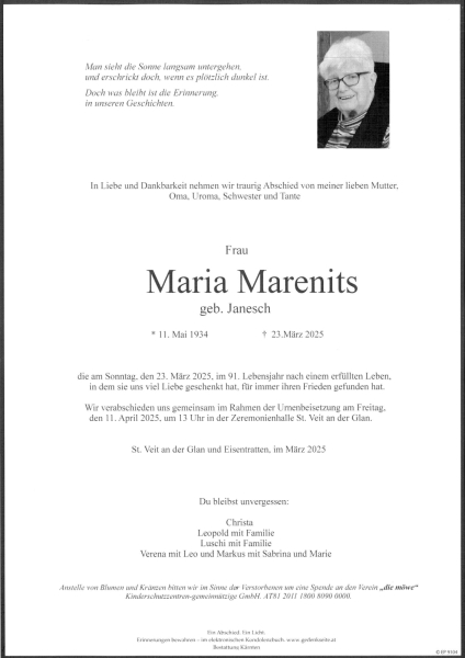 Parte Maria Marenits