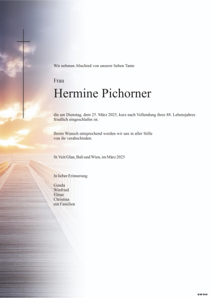 Parte Hermine Pichorner