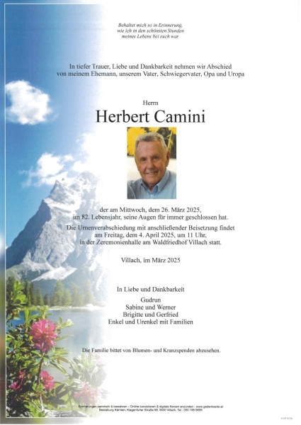 Parte Herbert  Camini