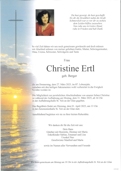 Parte Christine Ertl