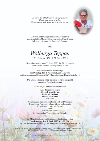 Parte Walburga Teppan