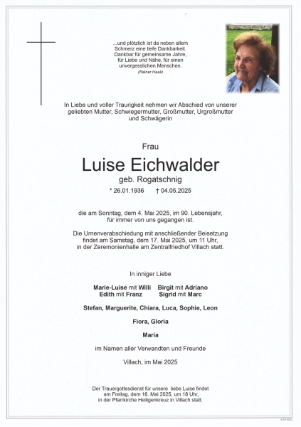 Parte Luise Eichwalder