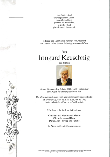 Parte Irmgard  Keuschnig