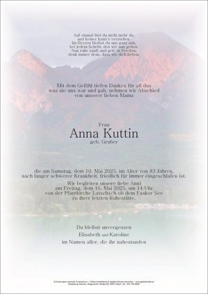 Parte Anna Kuttin