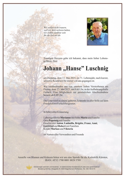 Parte Johann  Luschnig