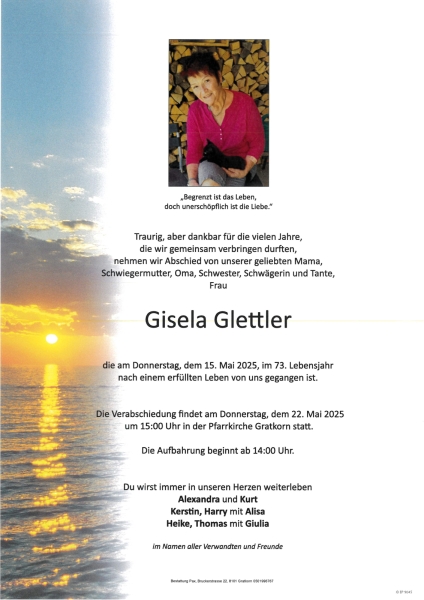 Parte von Gisela Glettler