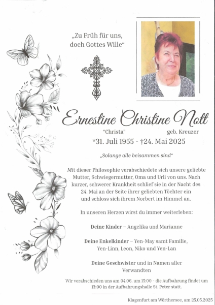Parte Ernestine  Nott