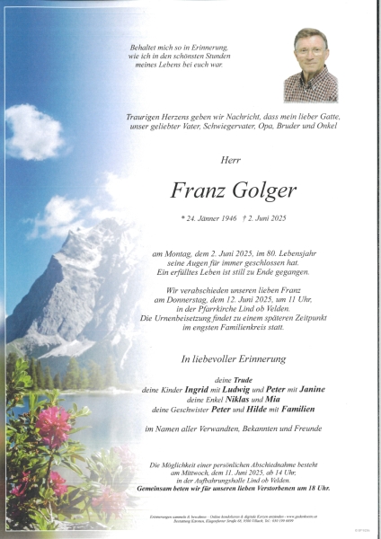 Parte Franz  Golger