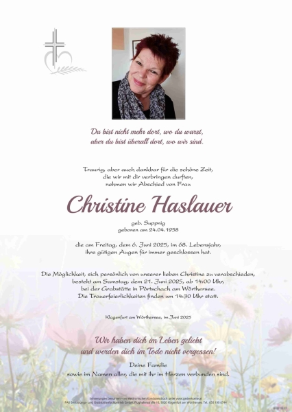 Parte Christine  Haslauer