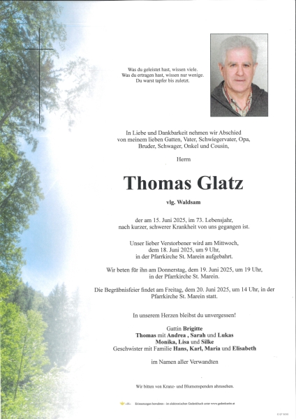 Parte von Thomas Glatz