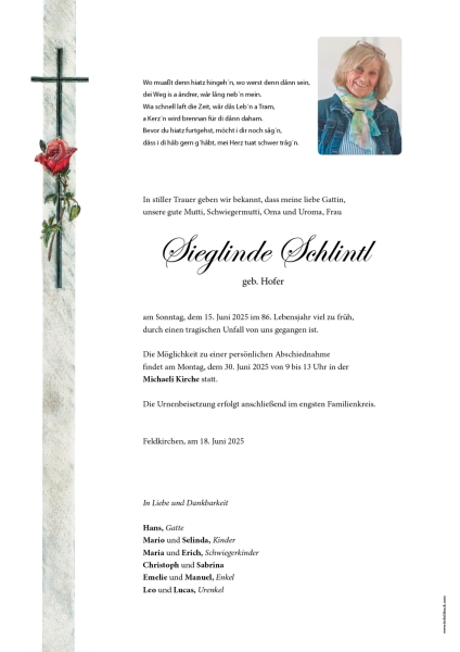 Parte von Sieglinde  Schlintl