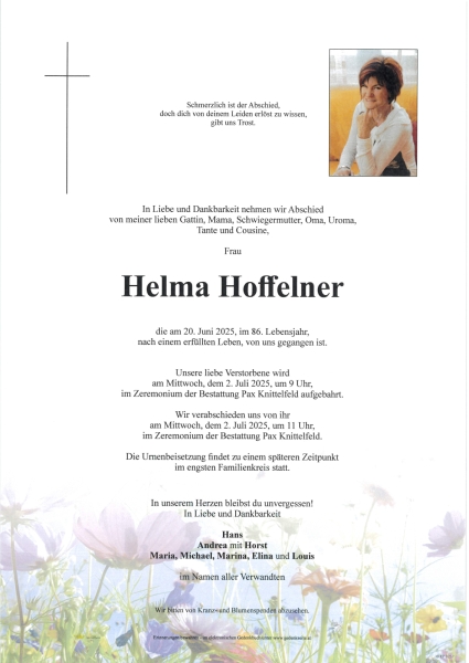 Parte von Helma Hoffelner