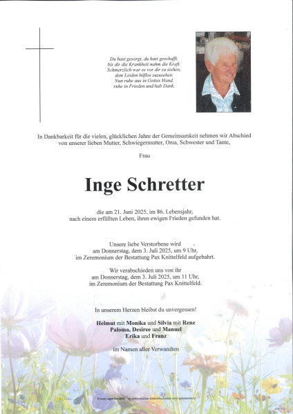 Parte von Inge  Schretter