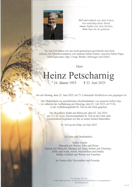 Parte von Heinz Petscharnig